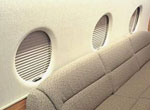 Gulfstream G200 mechanical shade